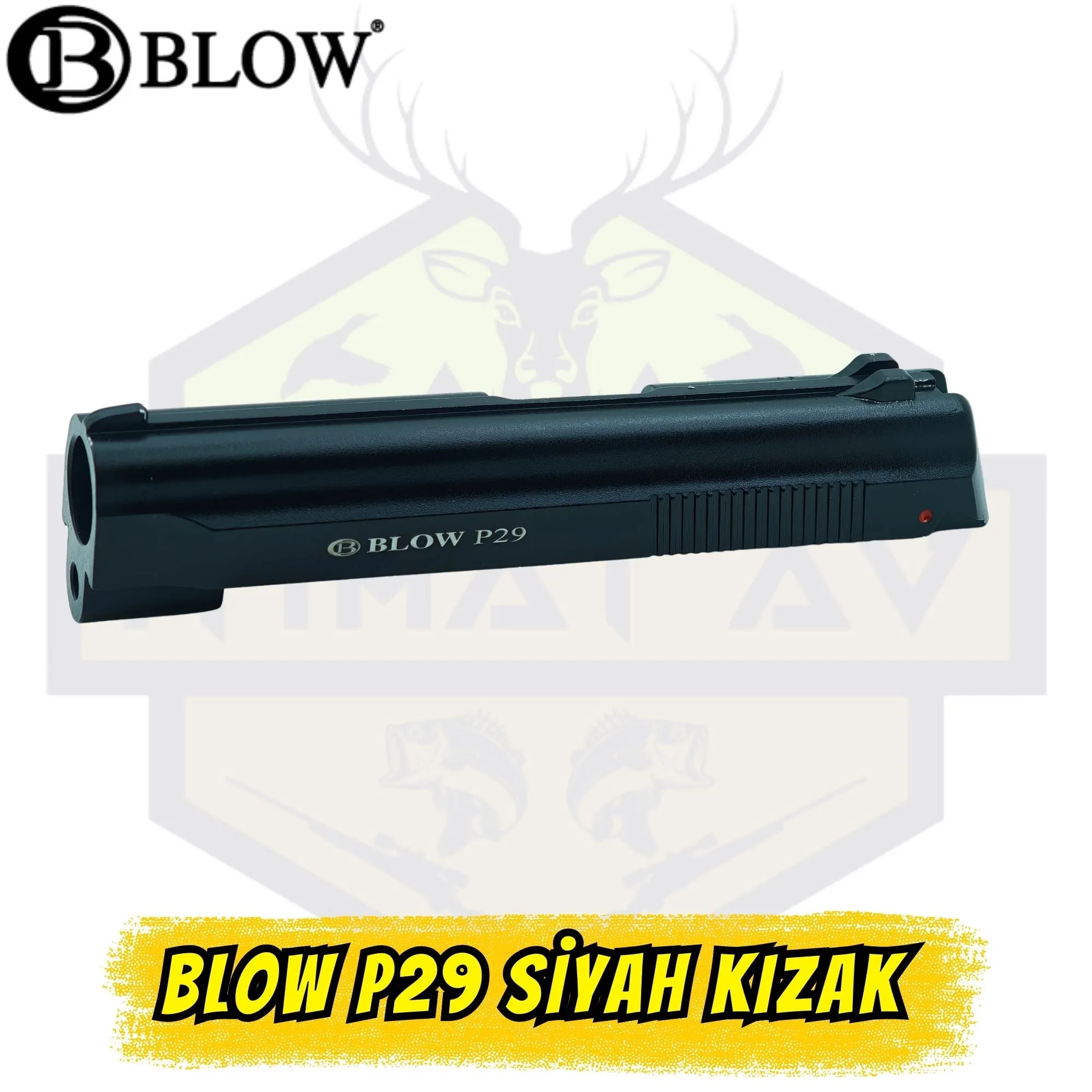 Blow P29 Kurusıkı Tabanca Üst Kızak (Sürgü) - Mat Siyah Orijinal