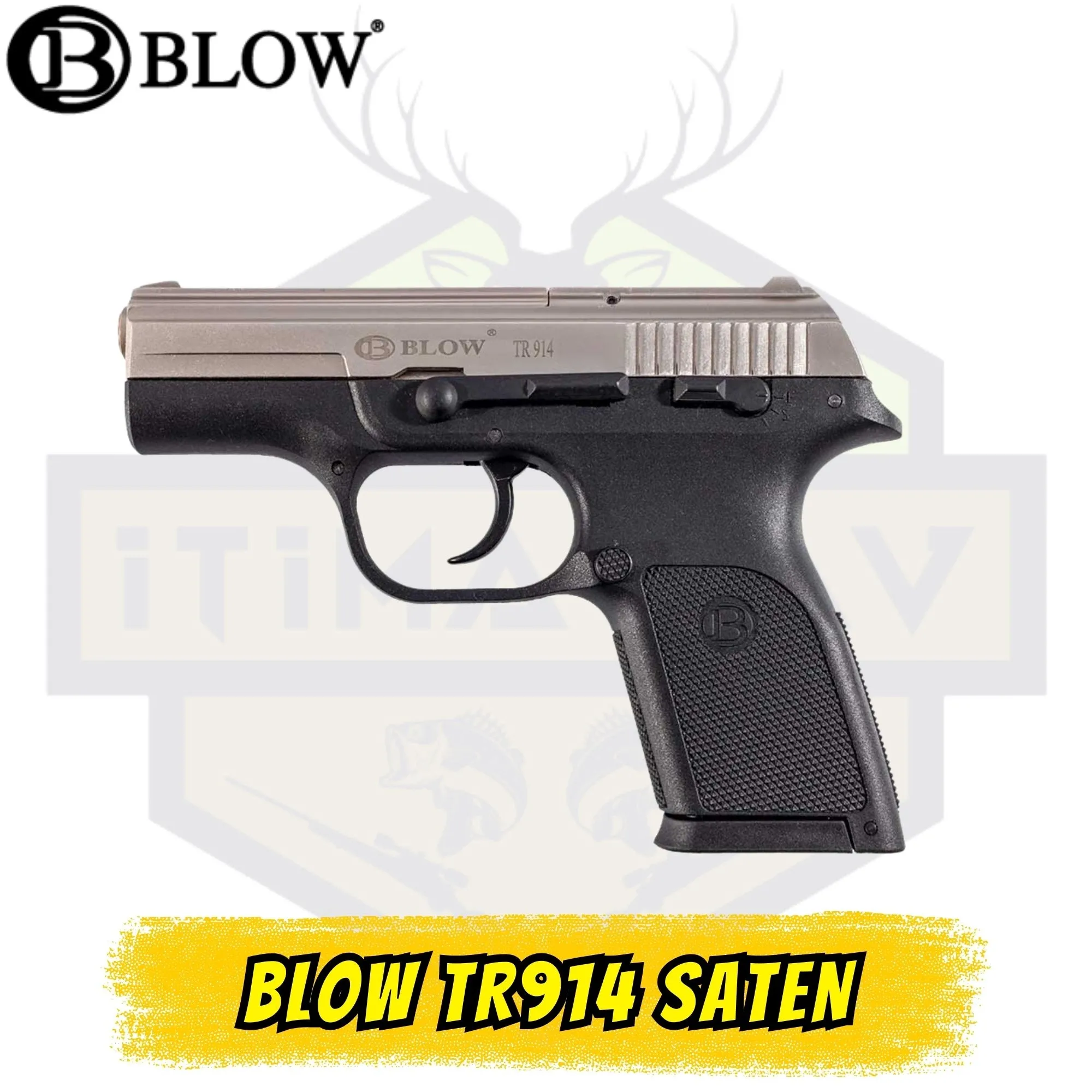 Blow TR914 Kurusıkı Tabanca - Saten (Mat Krom) - 14+1 Kapasite