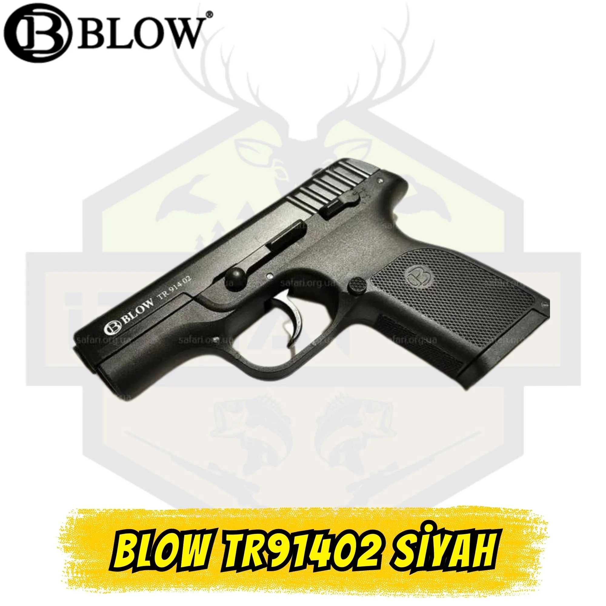 Blow TR91402 Kurusıkı Tabanca - Mat Siyah (14+1 Kapasite / 633 gr)