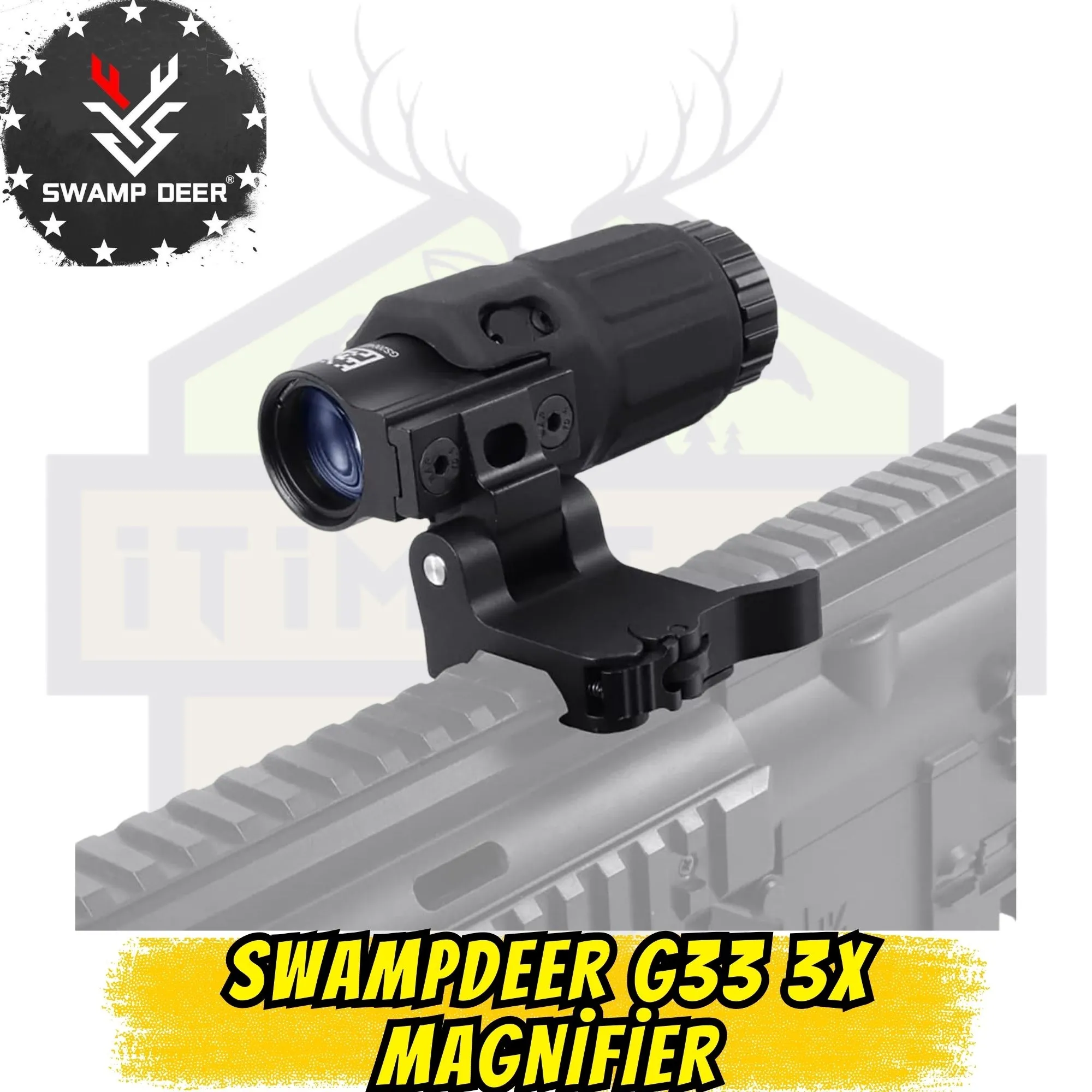 Swampdeer G33 3X Magnifier - Red Dot Yakınlaştırıcı Büyüteç (HWS Uyumlu)