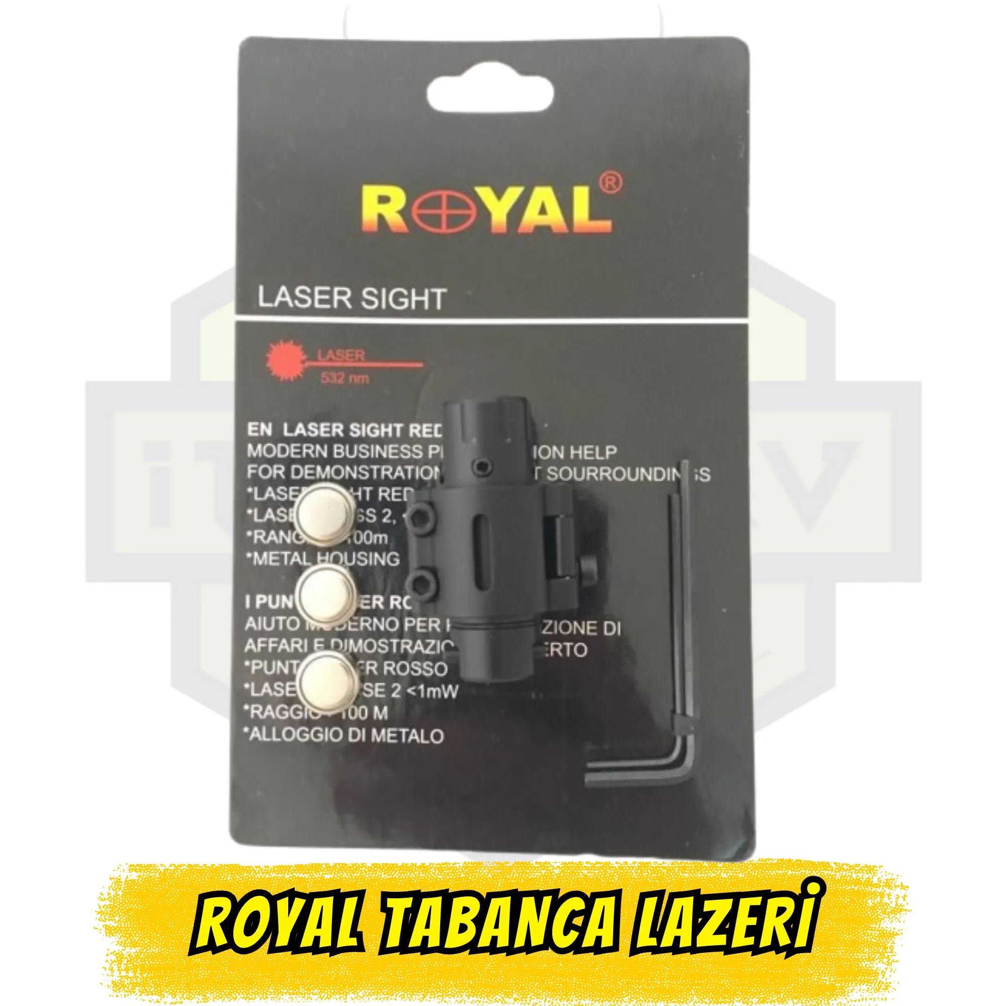 Royal Compact Metal Kırmızı Lazer Nişangah - 532nm Taktik Seri