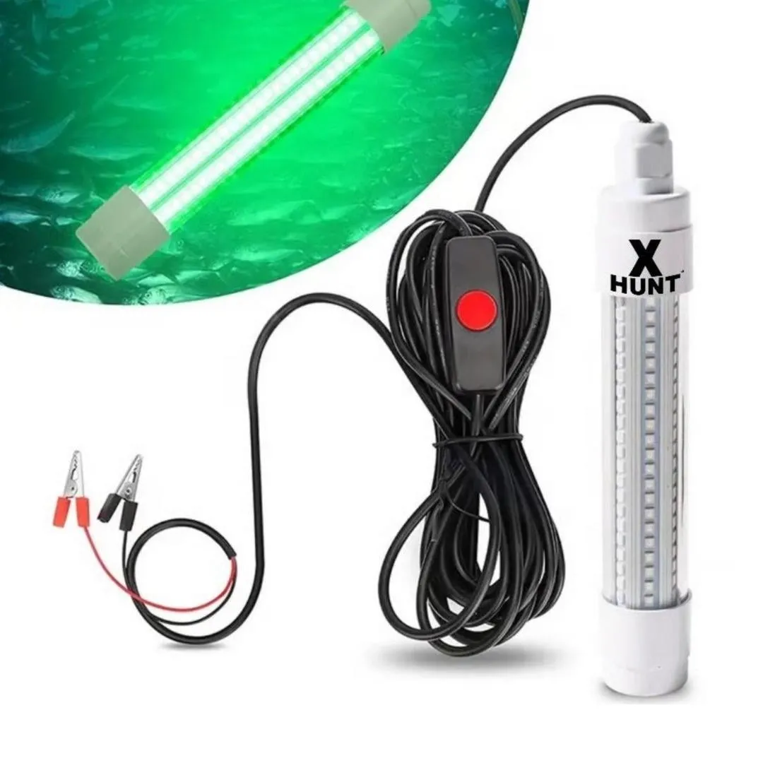X-Hunt 4000W Profesyonel Su Altı LED Balık Avlama Lambası - IP68 Su Geçirmez (300.000 Lümen)