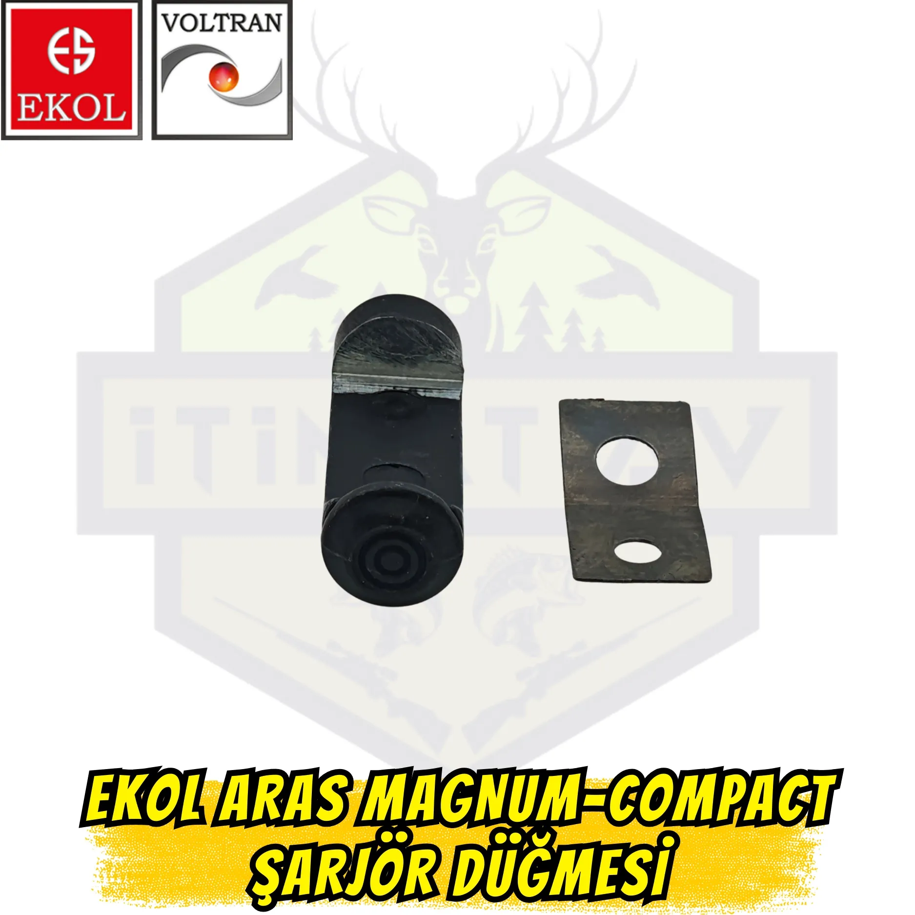 Ekol Aras Magnum & Compact Orijinal Şarjör Bırakma Düğmesi - Metal Yedek Parça