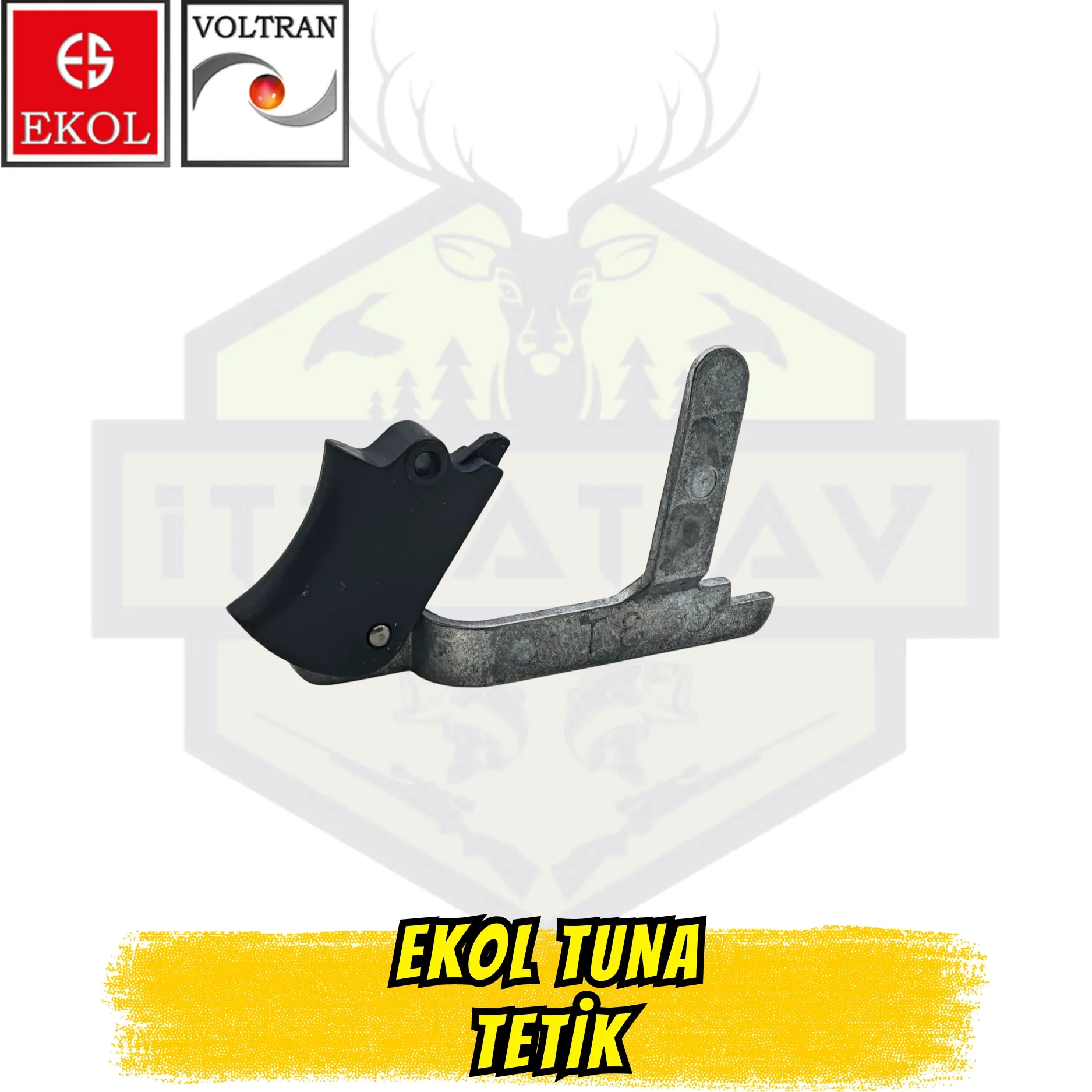 Ekol Tuna Orijinal Tetik - Metal Yedek Parça (Siyah)