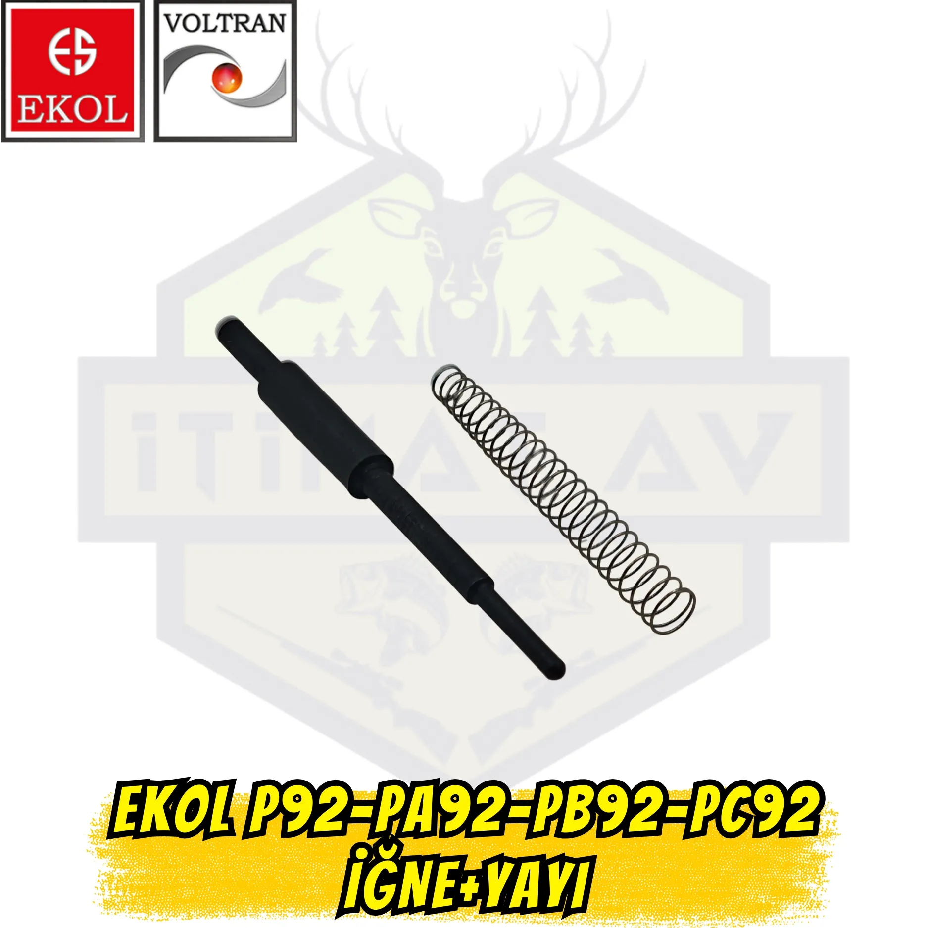 Ekol P92, PA92, PB92 & PC92 Orijinal Ateşleme İğnesi ve İğne Yayı Seti