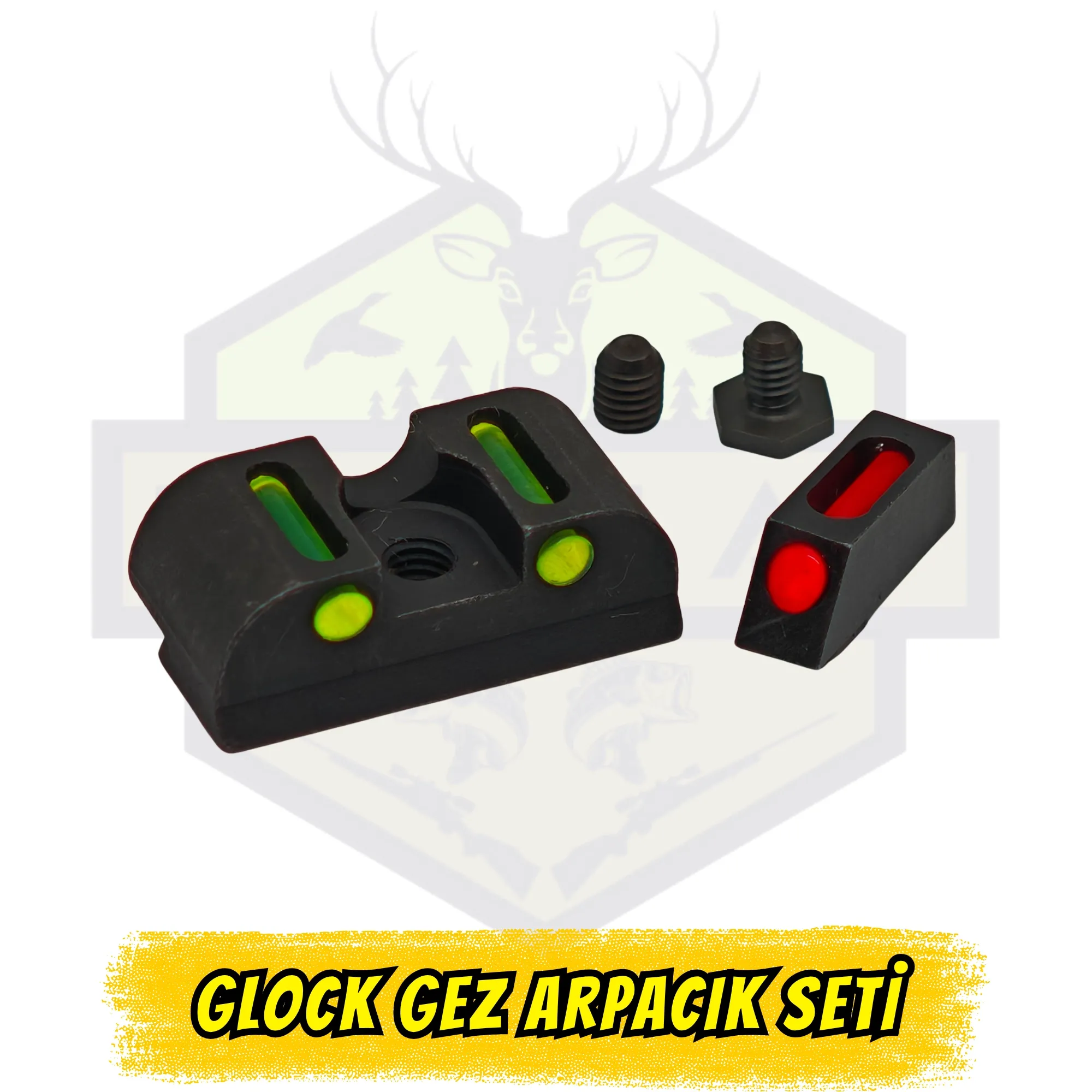 Glock Gez Arpacık Takımı - Kırmızı Arpacık & Yeşil Gez