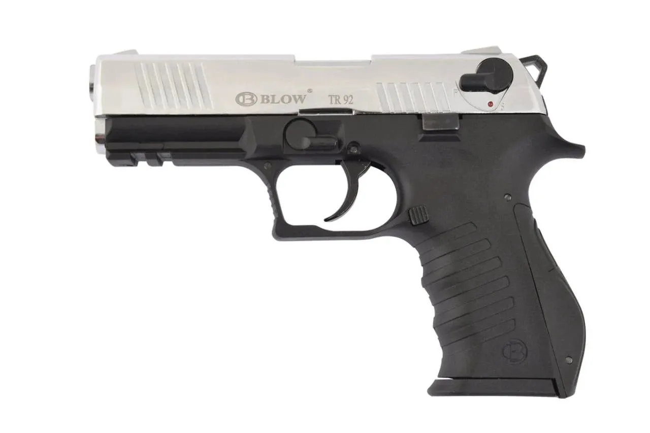 BLOW TR92 K Kurusıkı Ses Tabancası (9 mm P.A.K. - Parlak Krom)