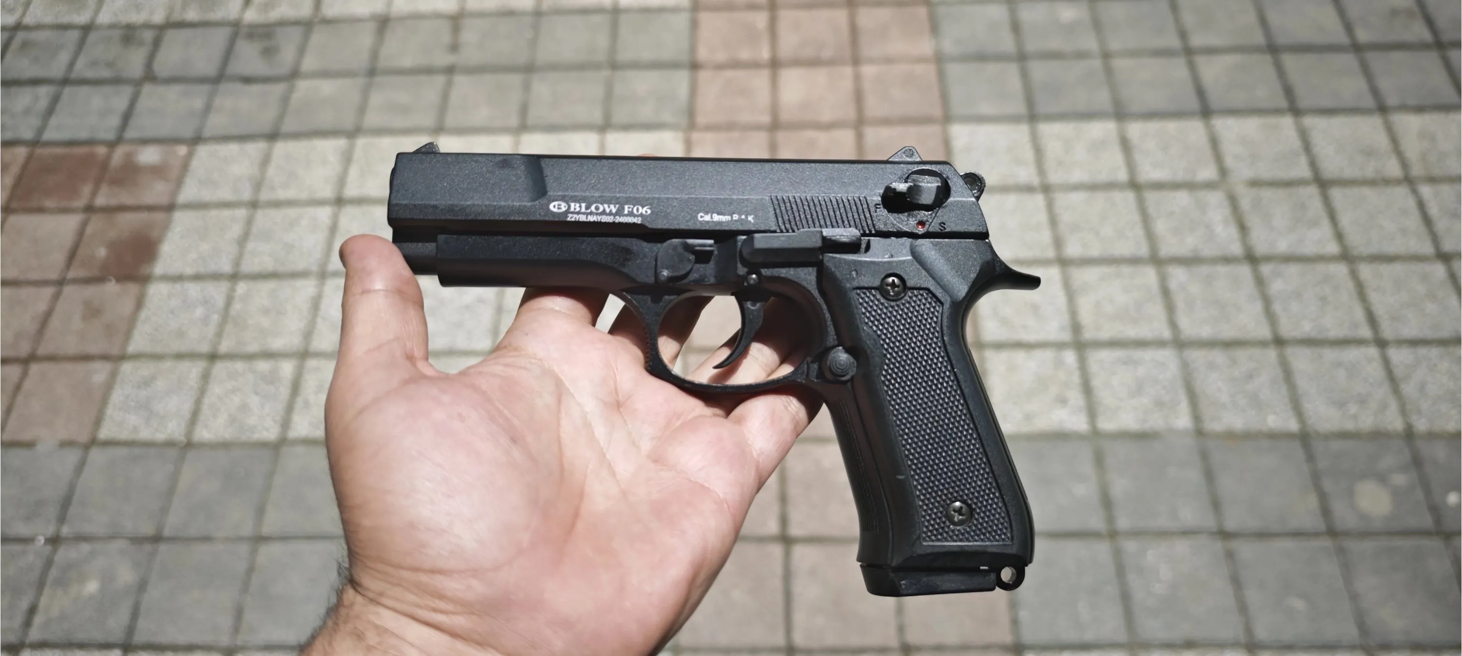 BLOW F06 Kurusıkı Ses Tabancası (9 mm P.A.K. - Mat Siyah)