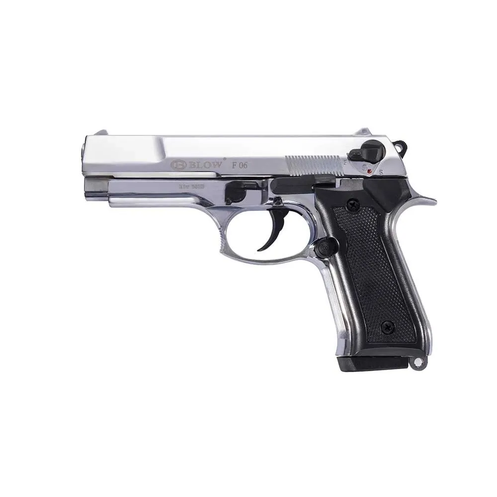 BLOW F06 Kurusıkı Ses Tabancası (9 mm P.A.K. - Parlak Krom)