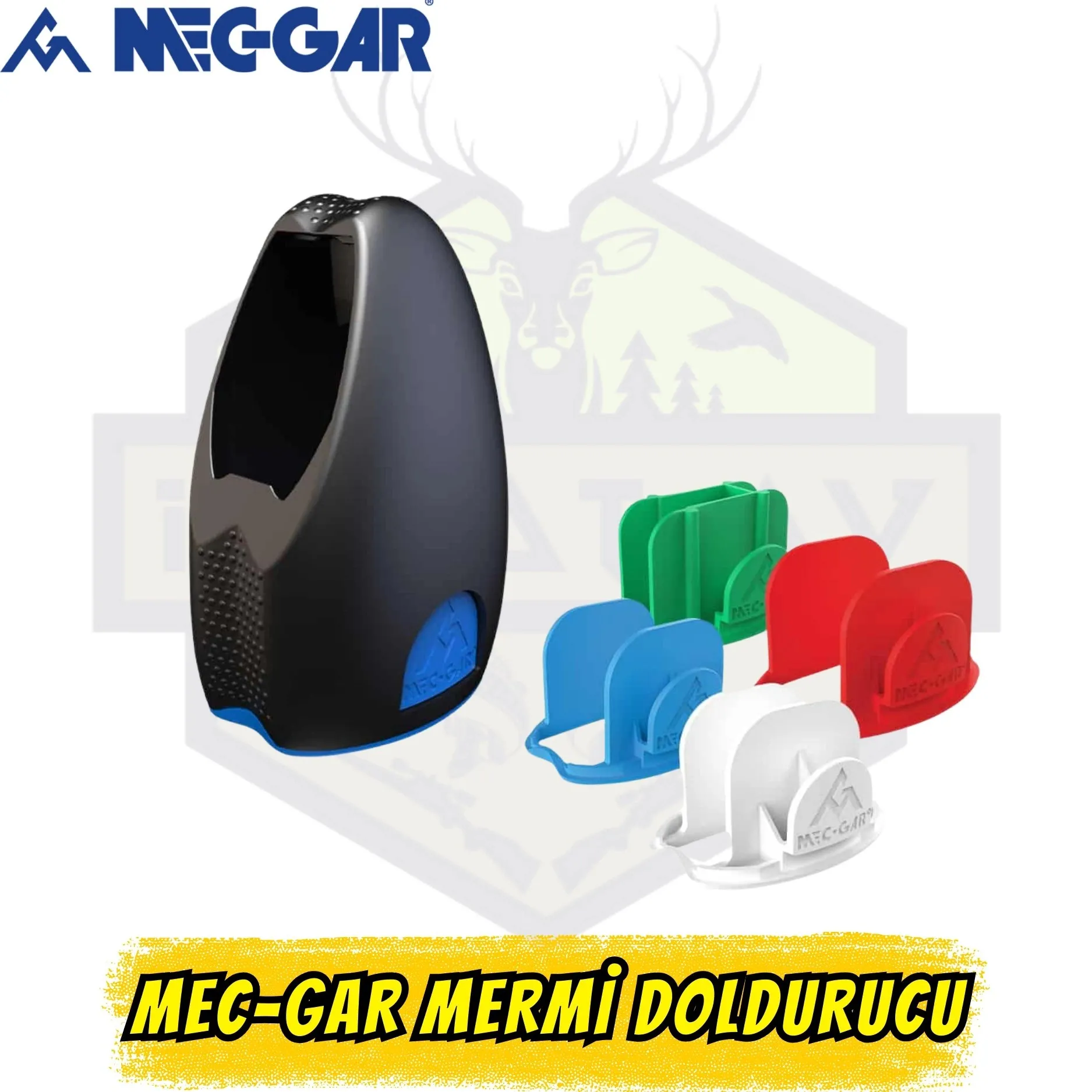 MEC-GAR IFS+ Çok Fonksiyonlu Şarjör Doldurma Aparatı - 9mmden .45 ACPye Tam Uyum