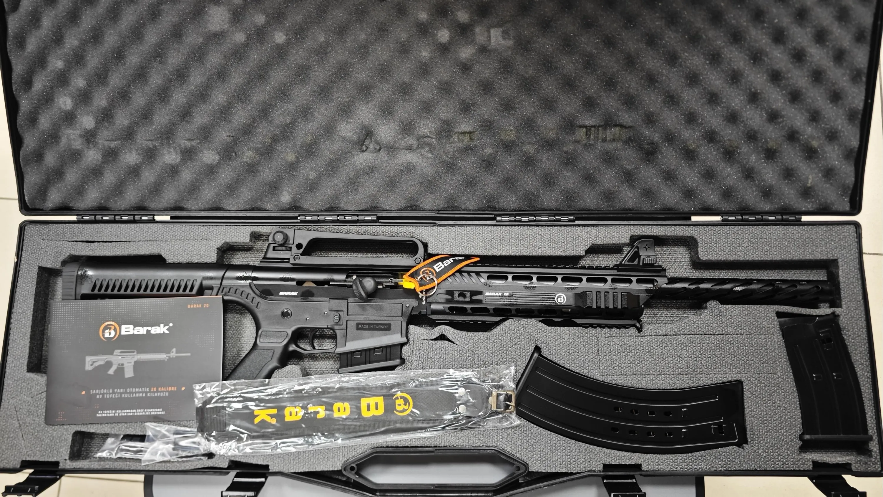 Barak Arms BR 20 Metal Şarjörlü Otomatik Av Tüfeği (20 Cal - 51 cm Namlu - 7075 Alüminyum Kasa)