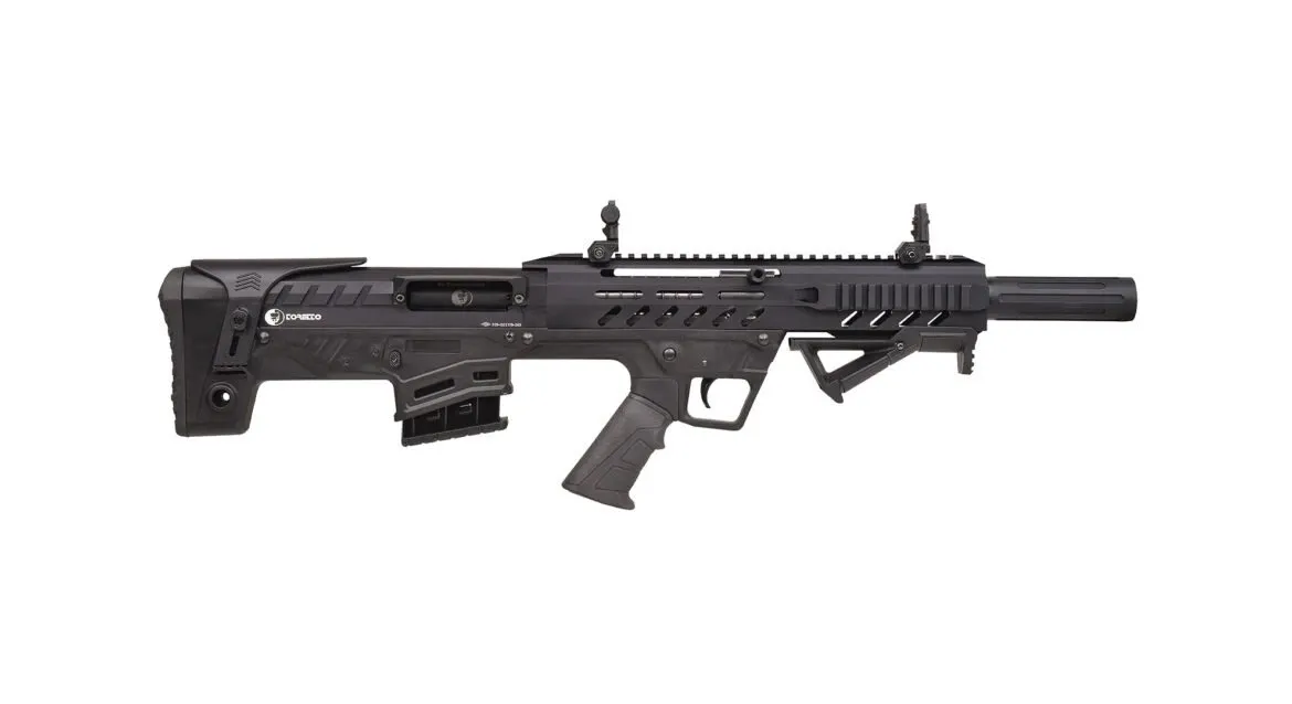 Toretto TB Bullpup Şarjörlü Yarı Otomatik Av Tüfeği (12 Kalibre - Ayarlanabilir Yanaklıklı - Mat Siyah)