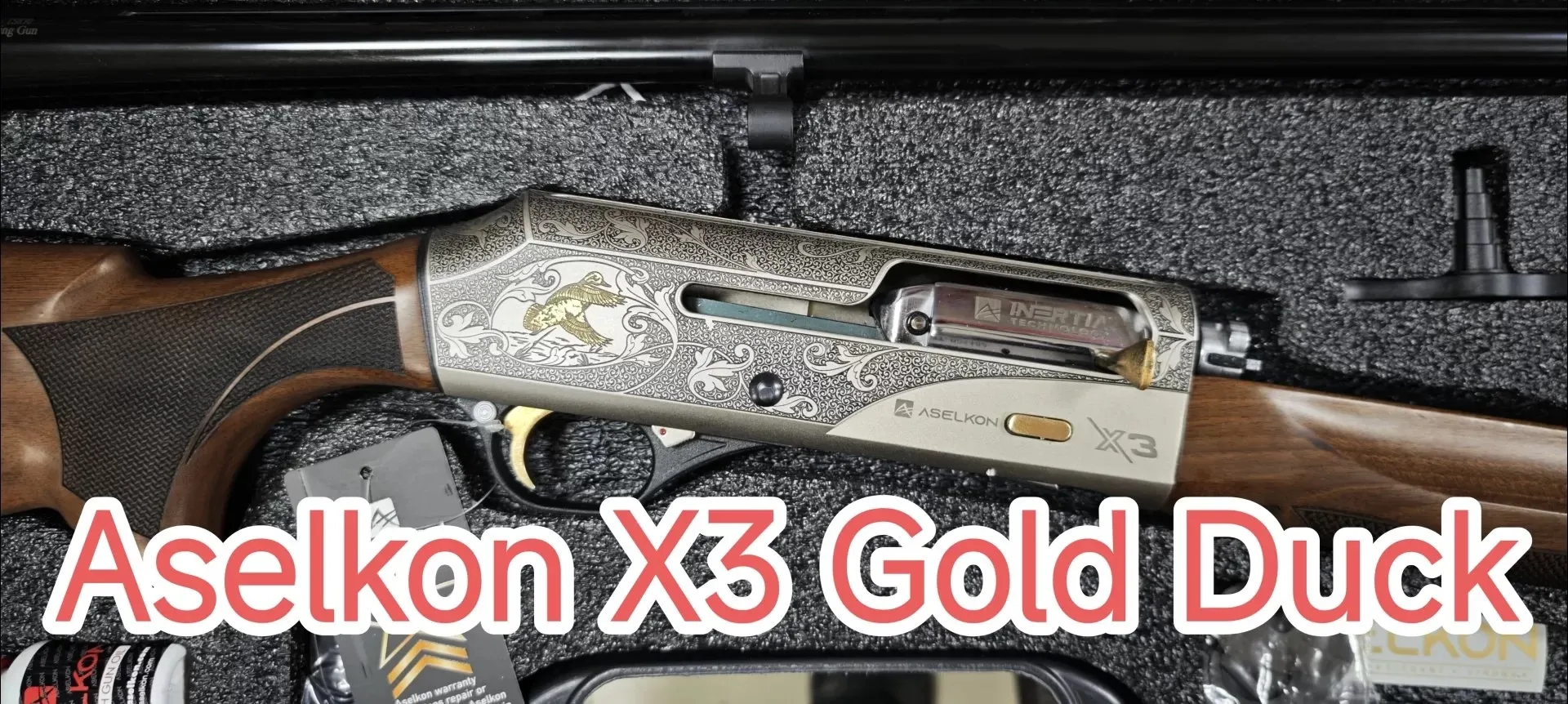 Aselkon X3 Gold Duck Kinetik Av Tüfeği (12 Cal - 66 cm / 71 cm)