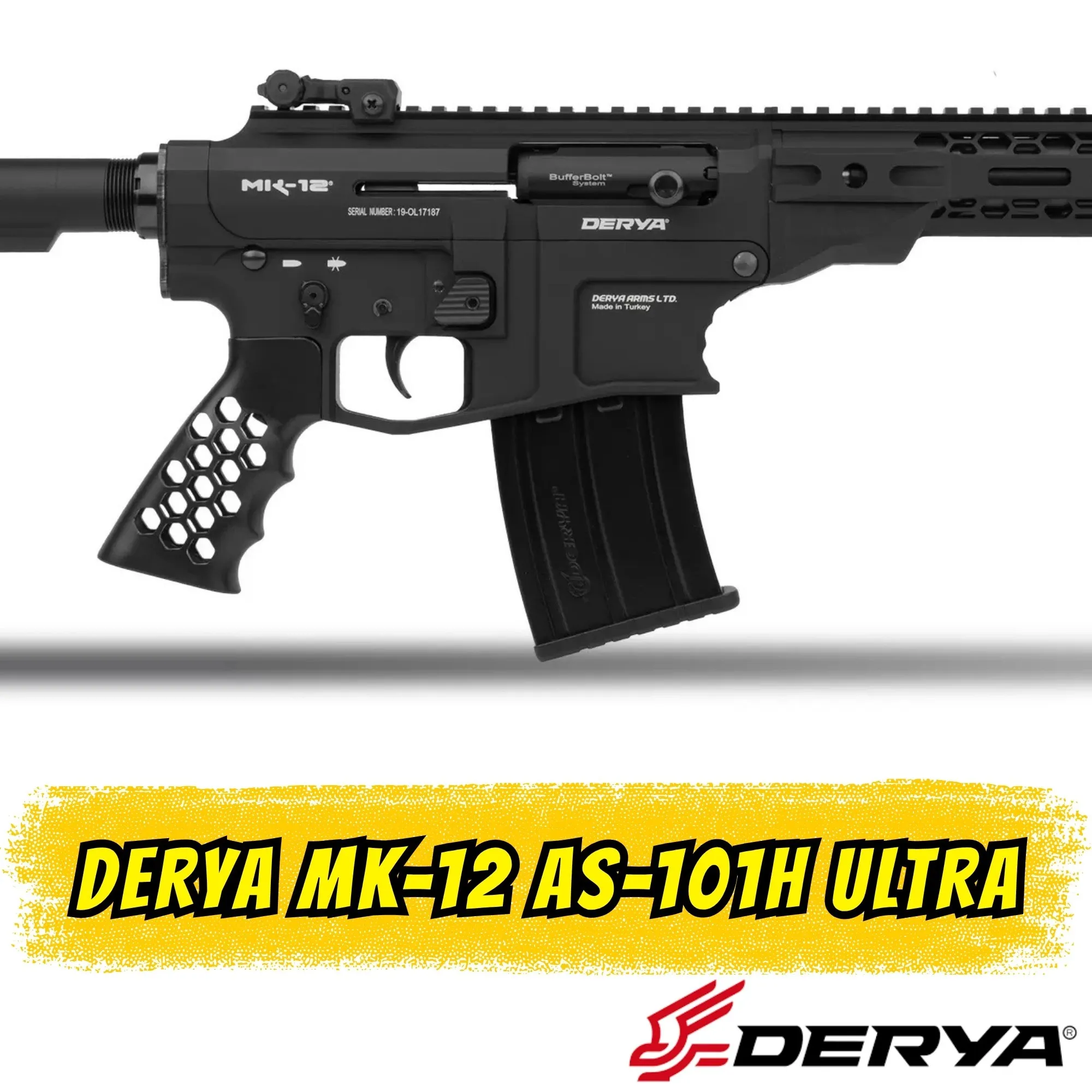 Derya MK-12 AS-101H Ultra Şarjörlü Av Tüfeği (12 GA - 50 cm Namlu)