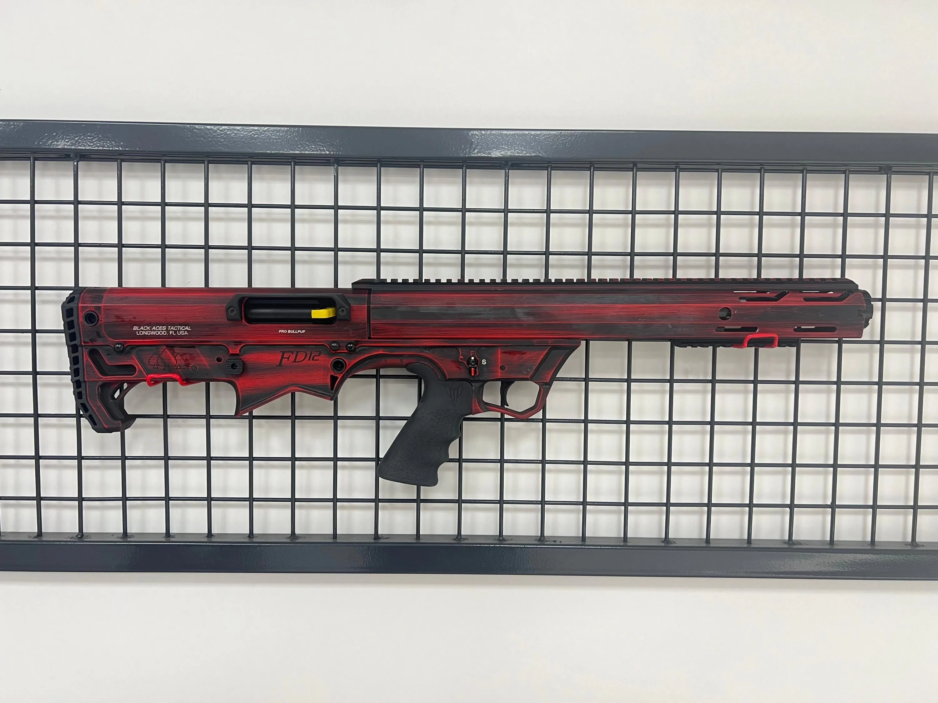 Kariyer FD-12 Bullpup Şarjörlü Pompalı Av Tüfeği - Kırmızı (12 GA)