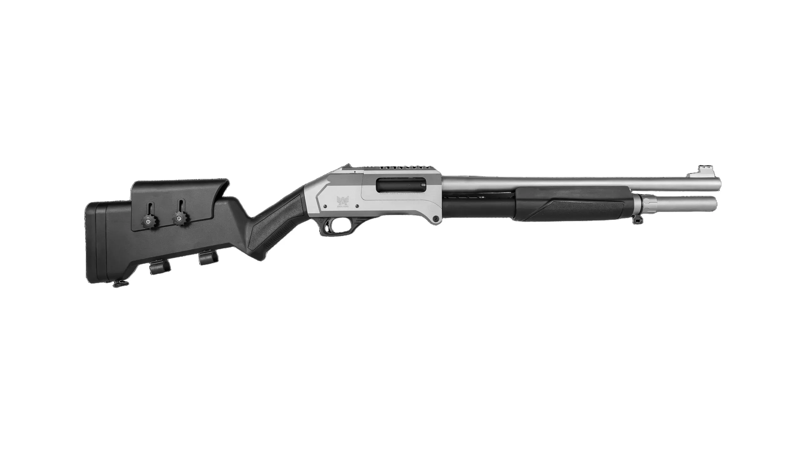 Axor Arms FP-F Katlanır Taktikal Dipçik Pompalı Av Tüfeği (12 Kalibre - Parlak Krom)