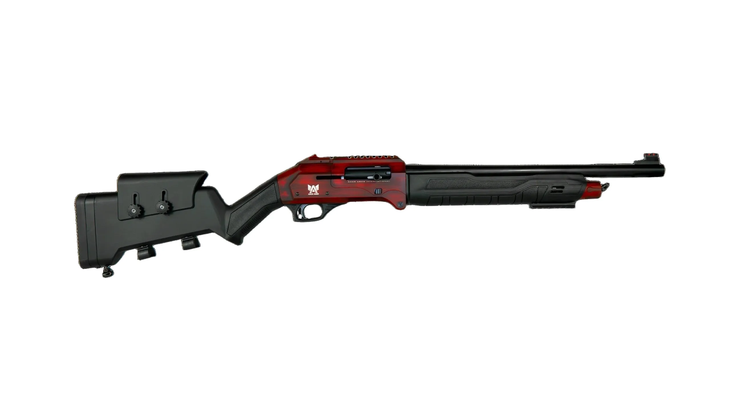 Axor Arms FS-A Katlanır Yarı Otomatik Taktikal Av Tüfeği (12 Kalibre - Gazlı Sistem - Kırmızı)