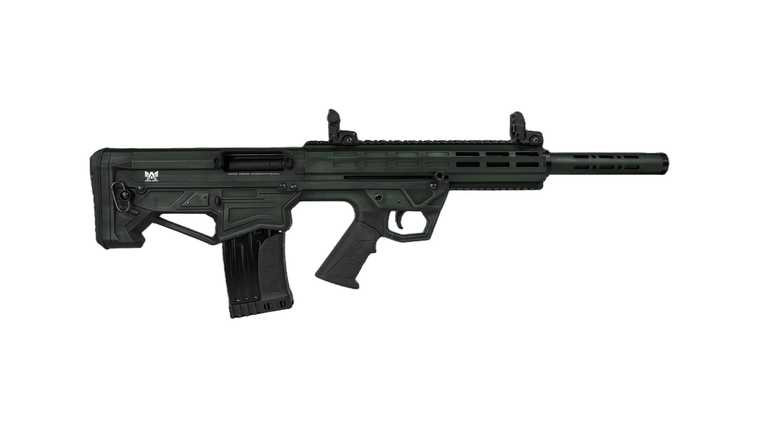 AXOR ARMS BP MF-1 BULPOP Axor Arms BP MF-1 Bullpup Şarjörlü Yarı Otomatik Av Tüfeği (12 Kalibre - Yeşil - Kompakt Kasa)OTOMATİK AV TÜFEĞİ YEŞİL