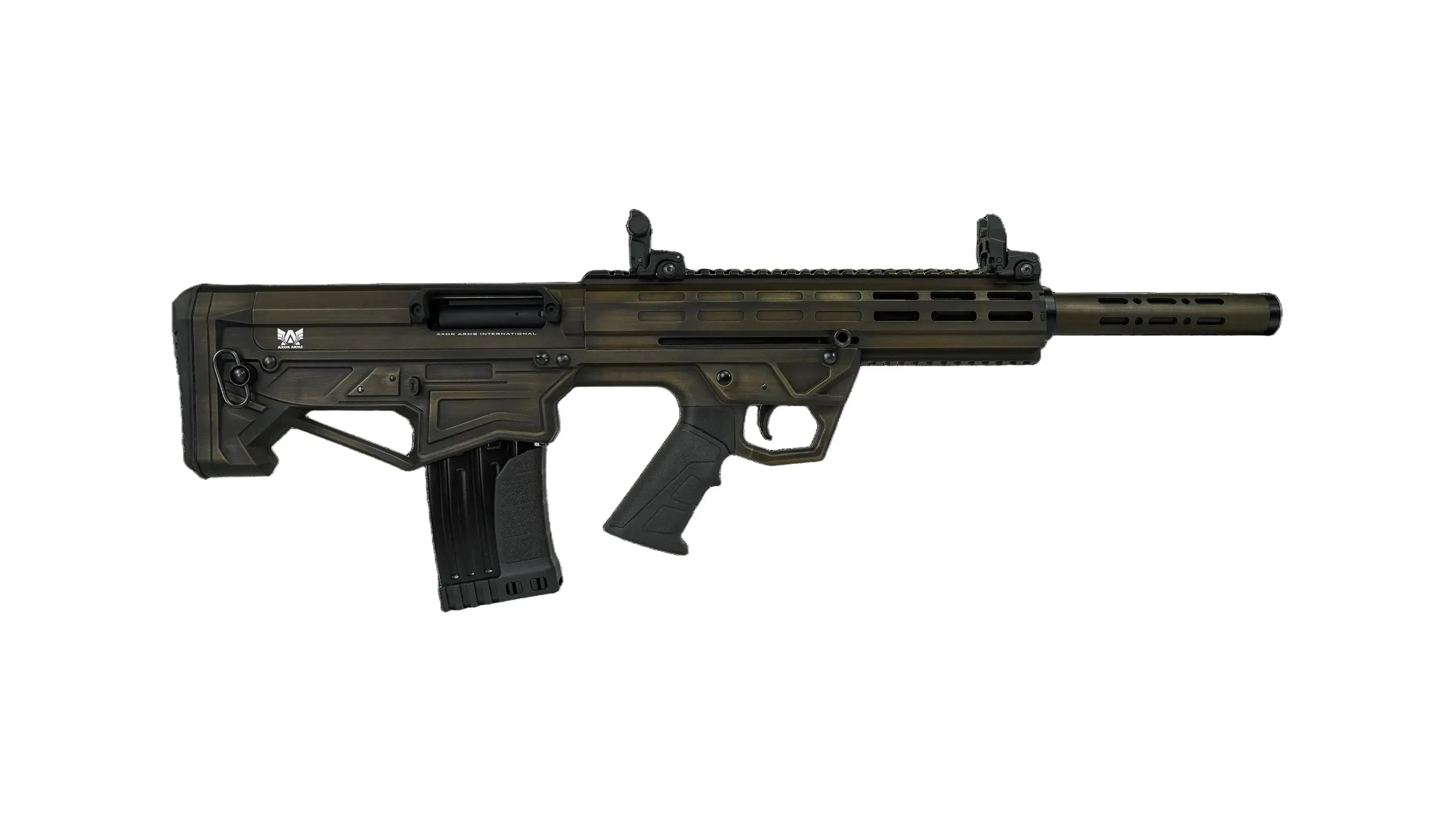 Axor Arms BP MF-1 Bullpup Şarjörlü Yarı Otomatik Av Tüfeği (12 Kalibre - Taktik Haki - Kompakt Kasa)