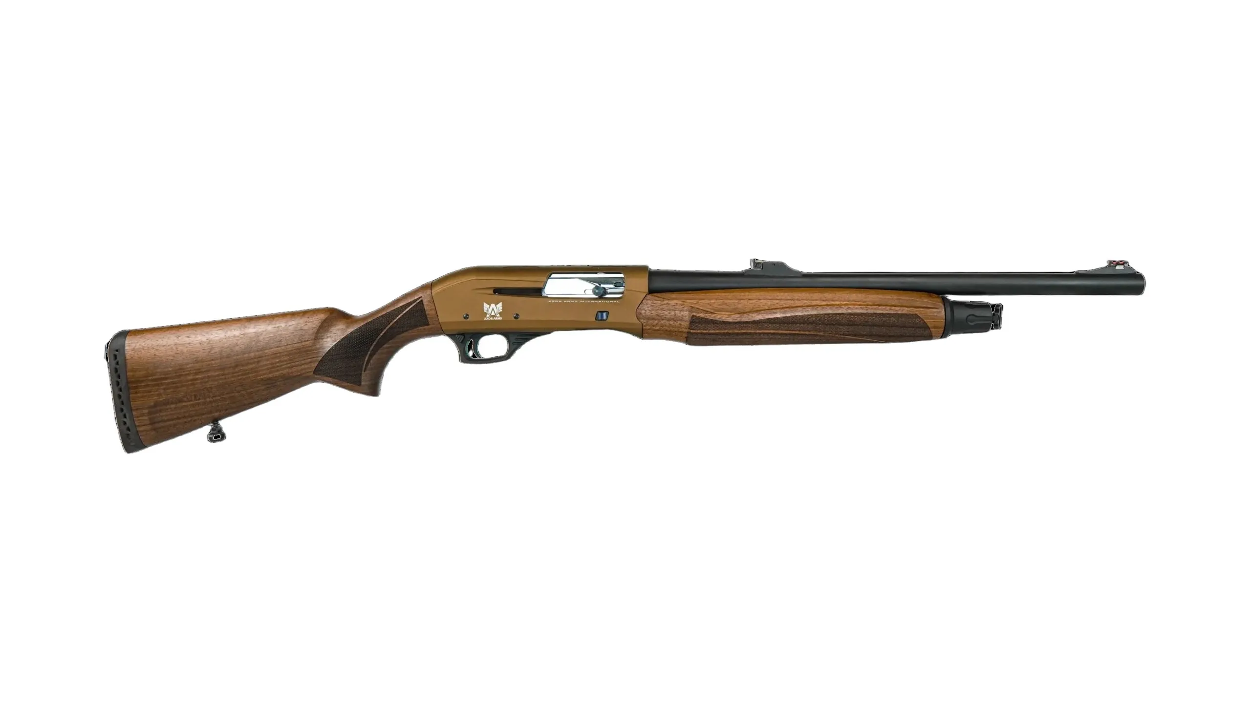 Axor Arms A25 Ahşap Yarı Otomatik Av Tüfeği (12 Kalibre - Türk Cevizi Kundak - Bronze)