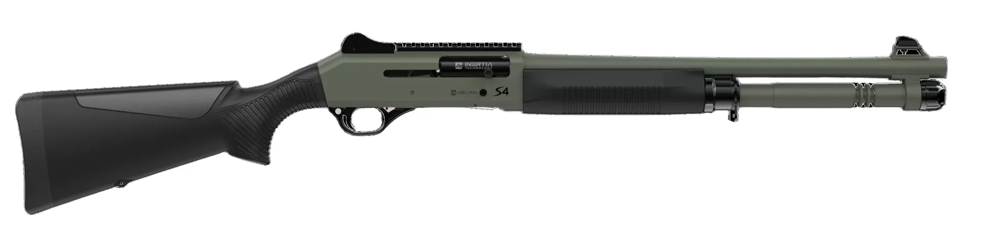 Aselkon S4 Nato Green Yeşil Hibrit Taktik Av Tüfeği (12 Cal - 47 cm)