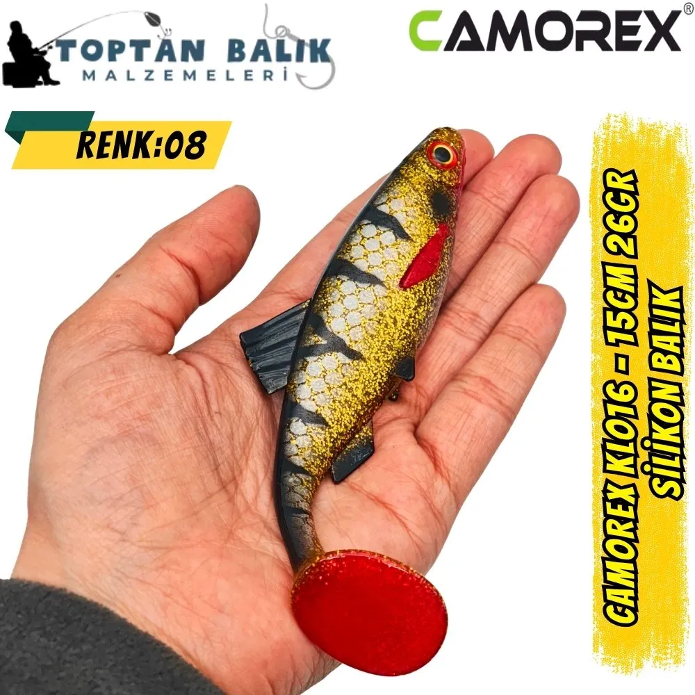Camorex KL-06 15cm 26gr Silikon Balık (Renk: 8)