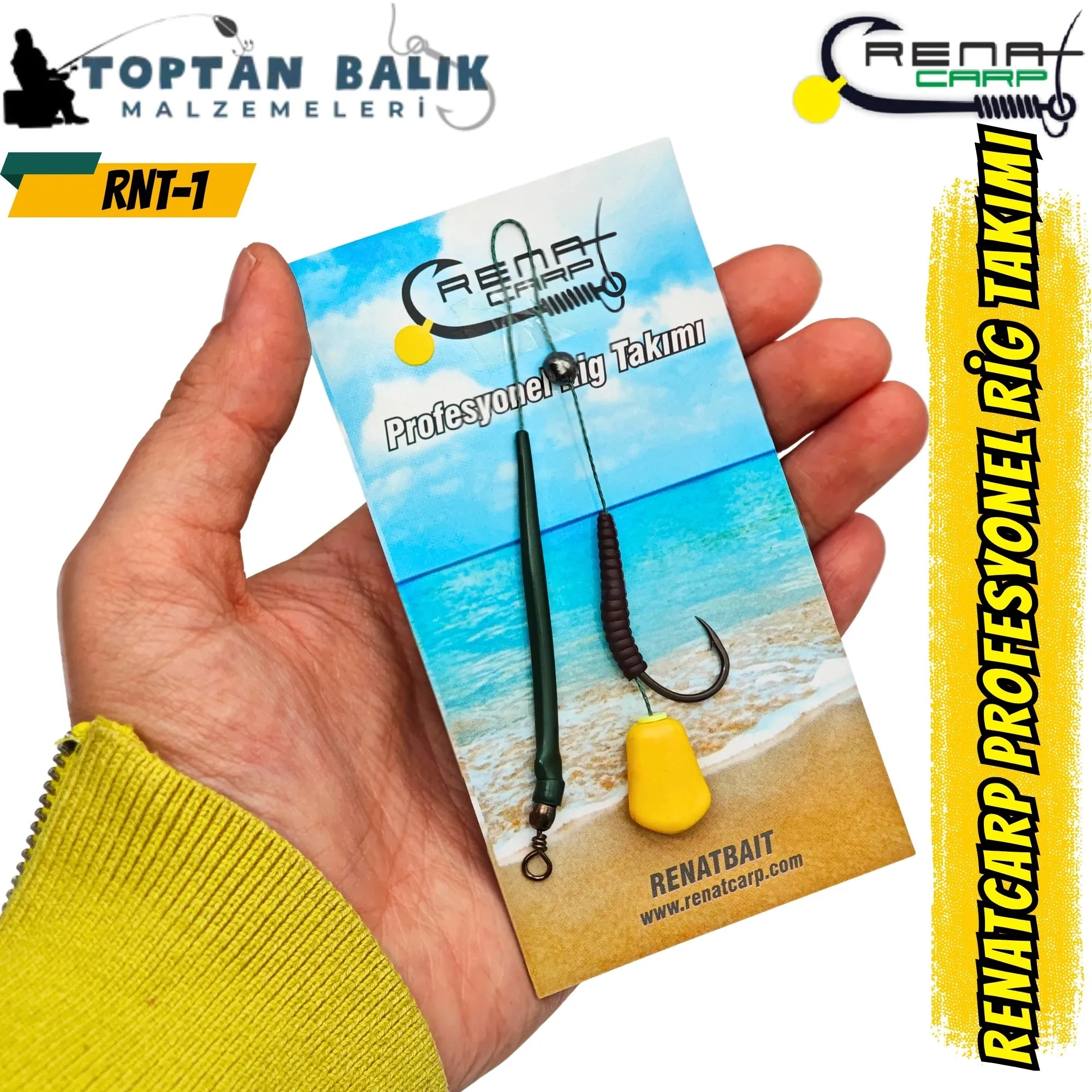 Renat Carp Profesyonel Hazır Rig Takımı - Pop-Up Serisi