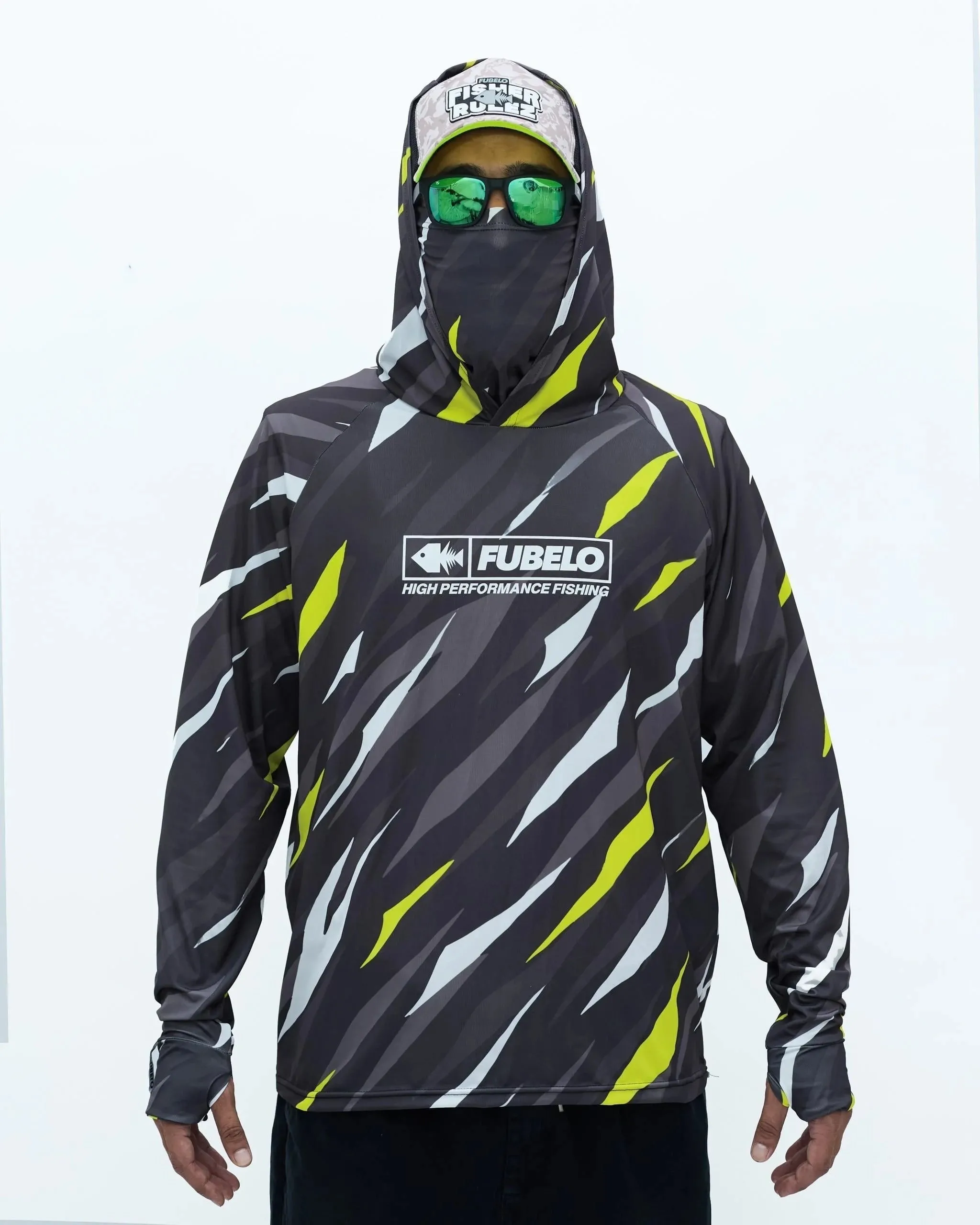 Fubelo Pro Drift Windie Performance Teknik Outdoor ve Bisiklet Tişörtü - Siyah (2XL Beden)