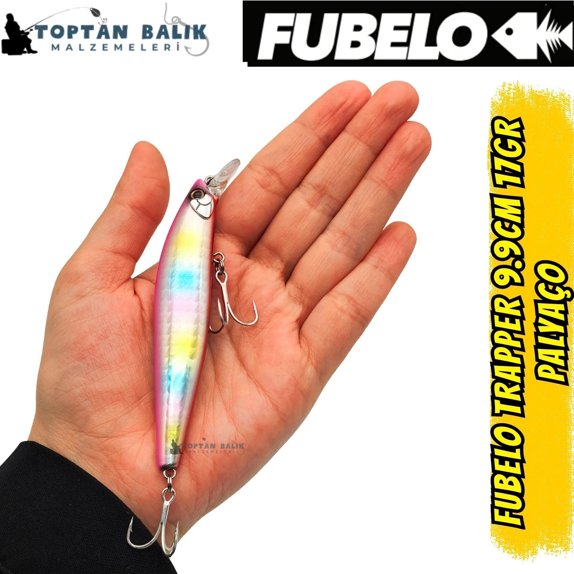 Fubelo Trapper Tungsten AR-C Sinking Maket Yem 9.9 cm 17 gr - Palyaço
