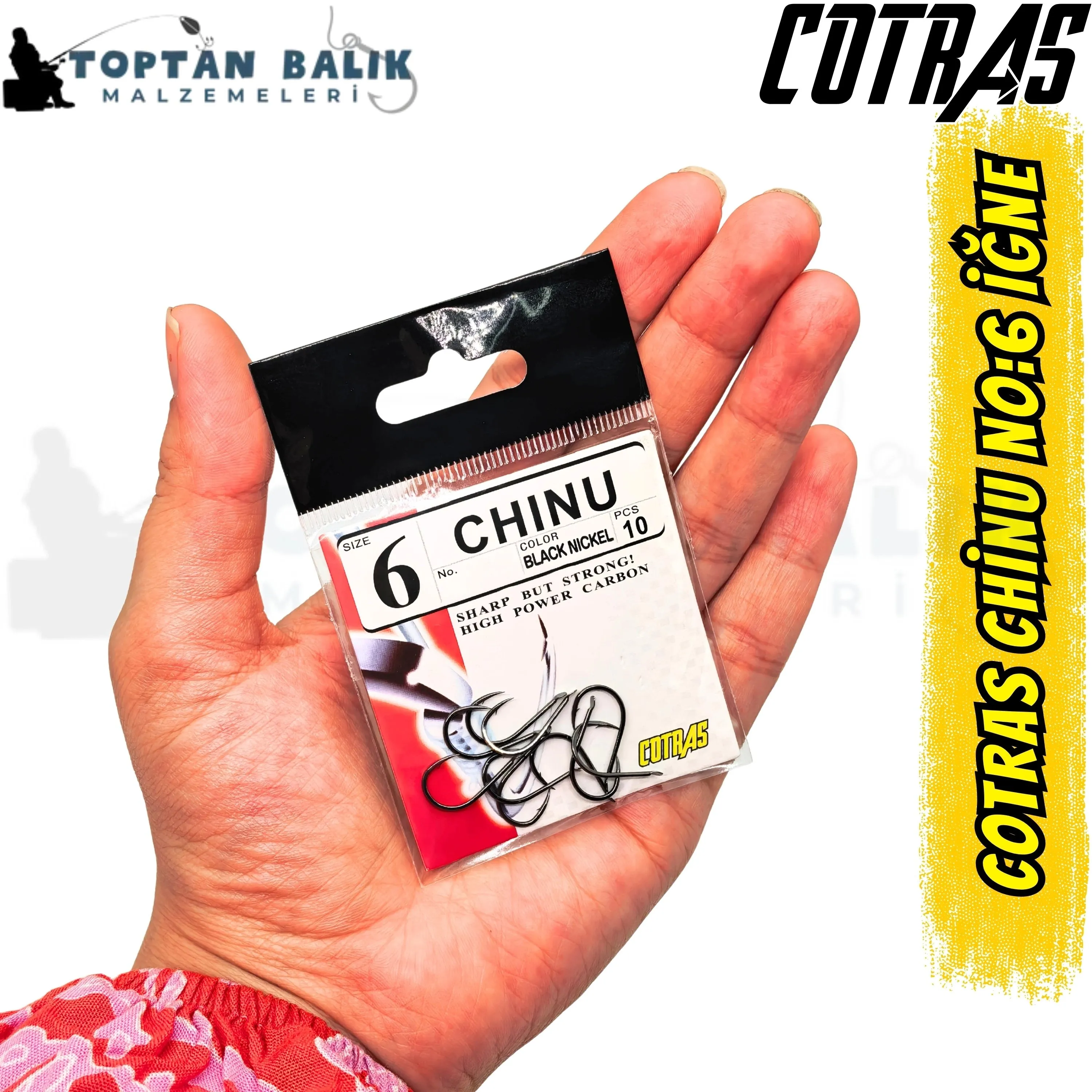 Cotras Chinu No:6 Alabalık İğnesi (10 Adet)