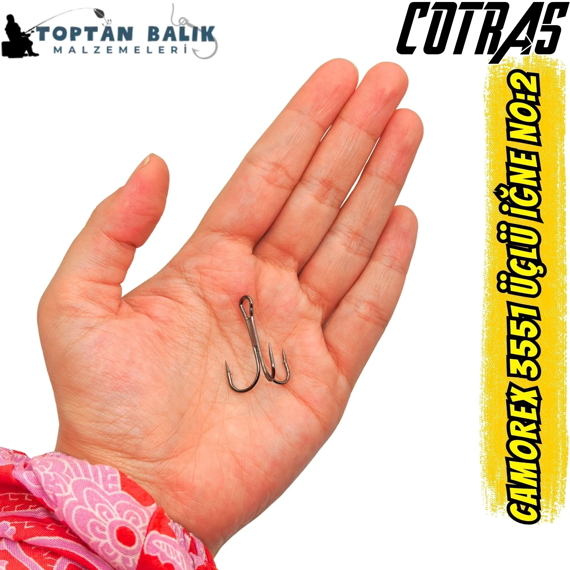 Camorex 3551 Üçlü Çarpma İğne No:2 (100 Adet) - 27.50 mm