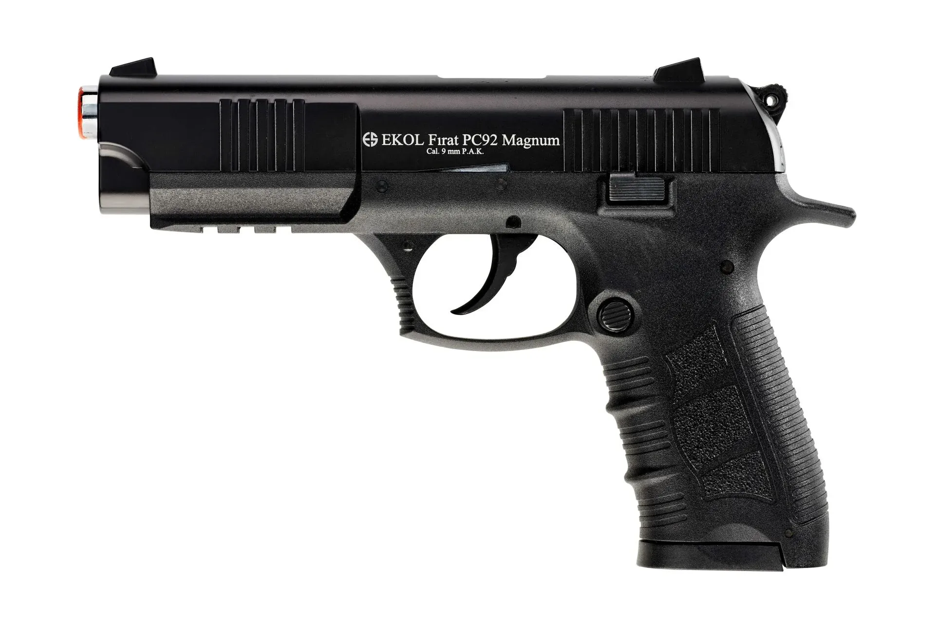 Ekol Fırat PC 92 Kurusıkı Ses Tabancası Siyah (9 mm - 17/25 Şarjör Kapasiteli)