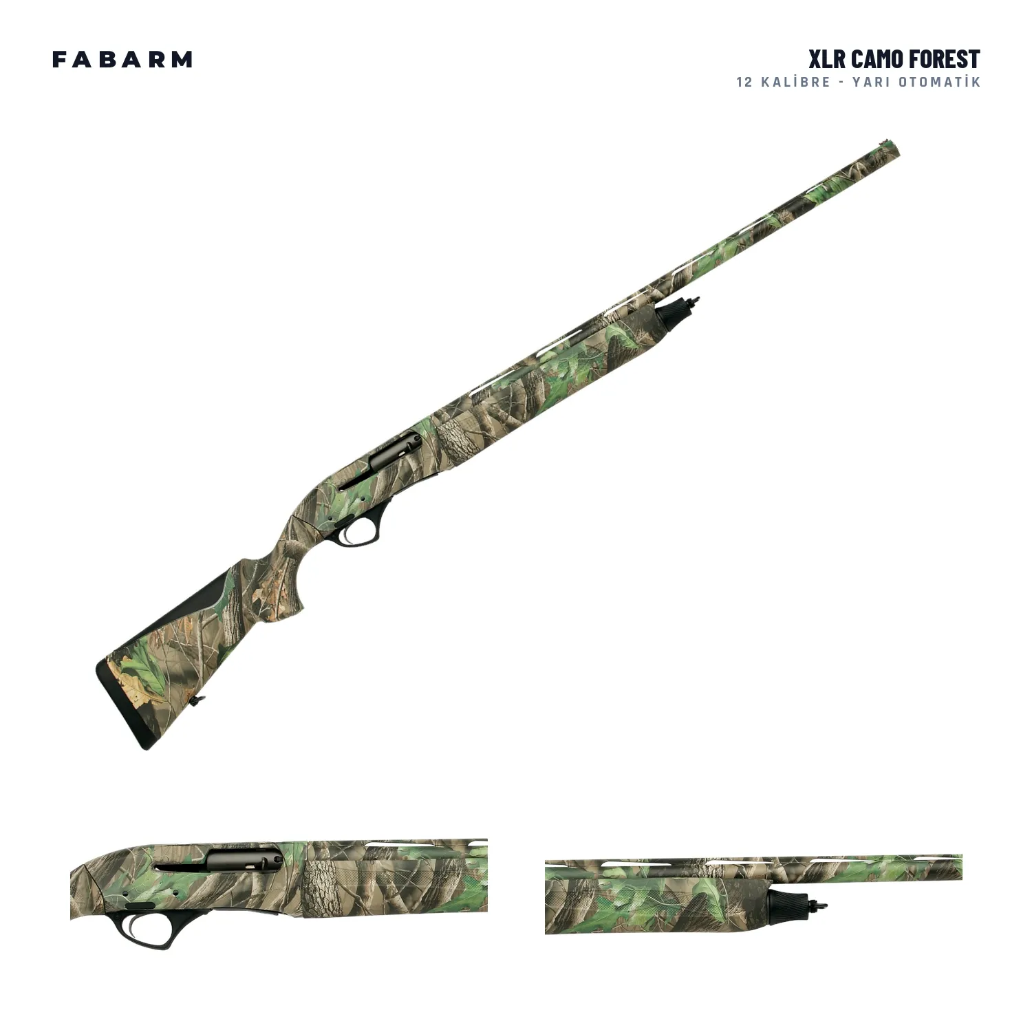FABARM XLR CAMO FOREST YARI OTOMATİK AV TÜFEĞİ