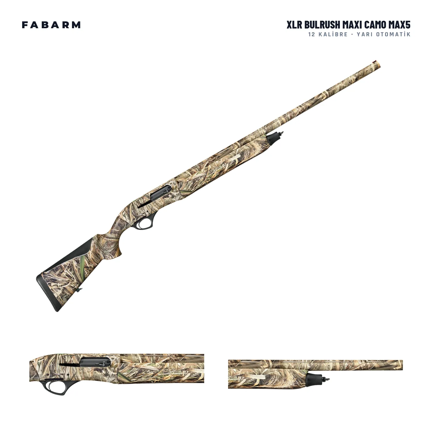 FABARM XLR BULRUSH MAXI CAMO MAX5 YARI OTOMATİK AV TÜFEĞİ