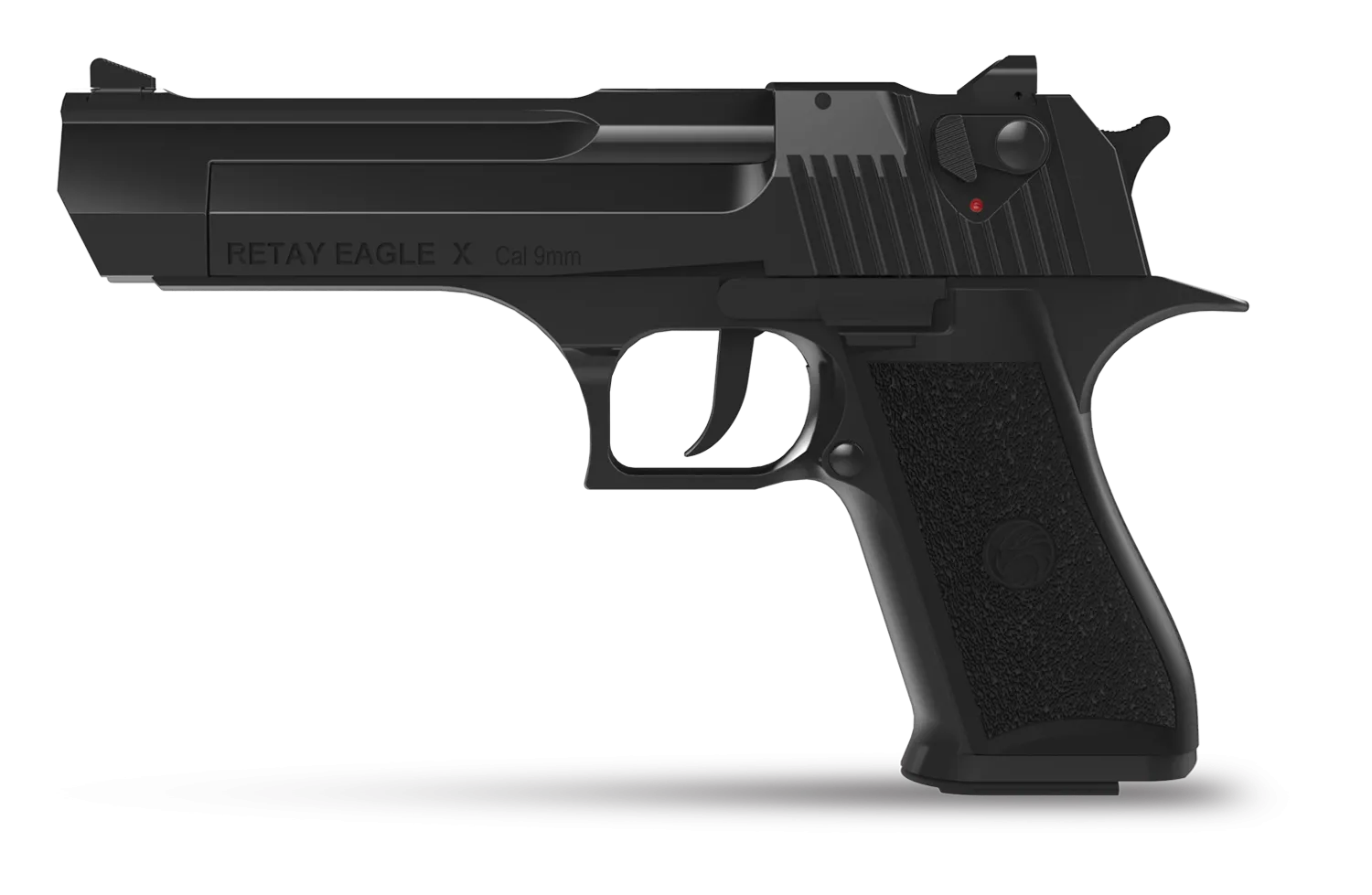 Retay Eagle X Kurusıkı Ses Tabancası (9 mm P.A.K. - Mat Siyah - Desert Eagle Tipi)