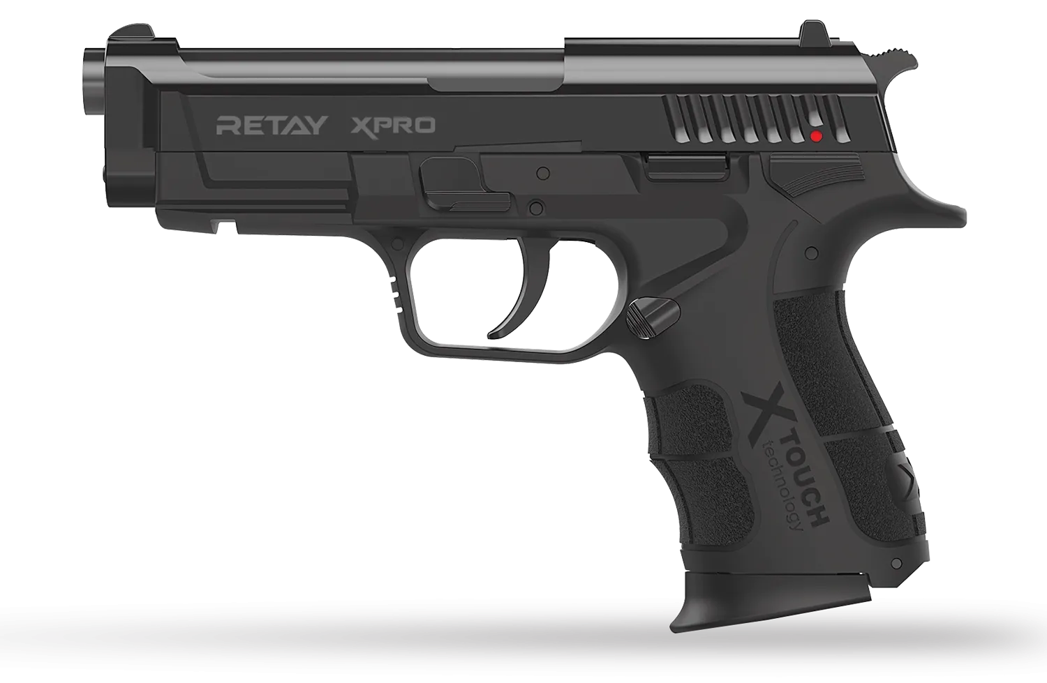 Retay XPRO Kurusıkı Ses Tabancası (9 mm P.A.K. - Mat Siyah - 14+1 Şarjörlü)
