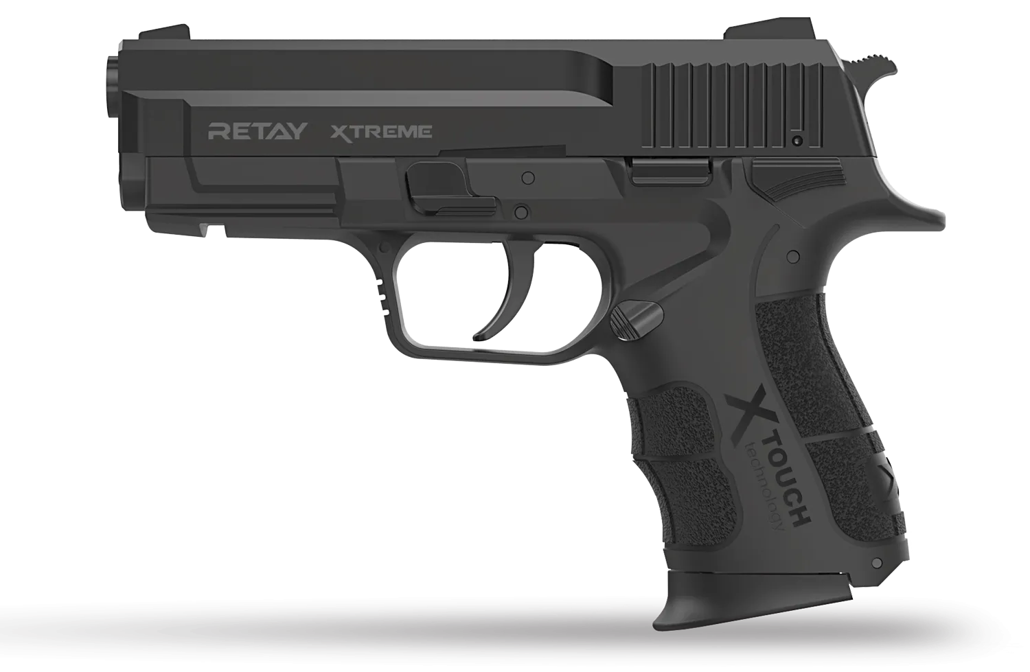 Retay Xtreme Kurusıkı Ses Tabancası (9 mm P.A.K. - Mat Siyah - 14+1 Şarjörlü)