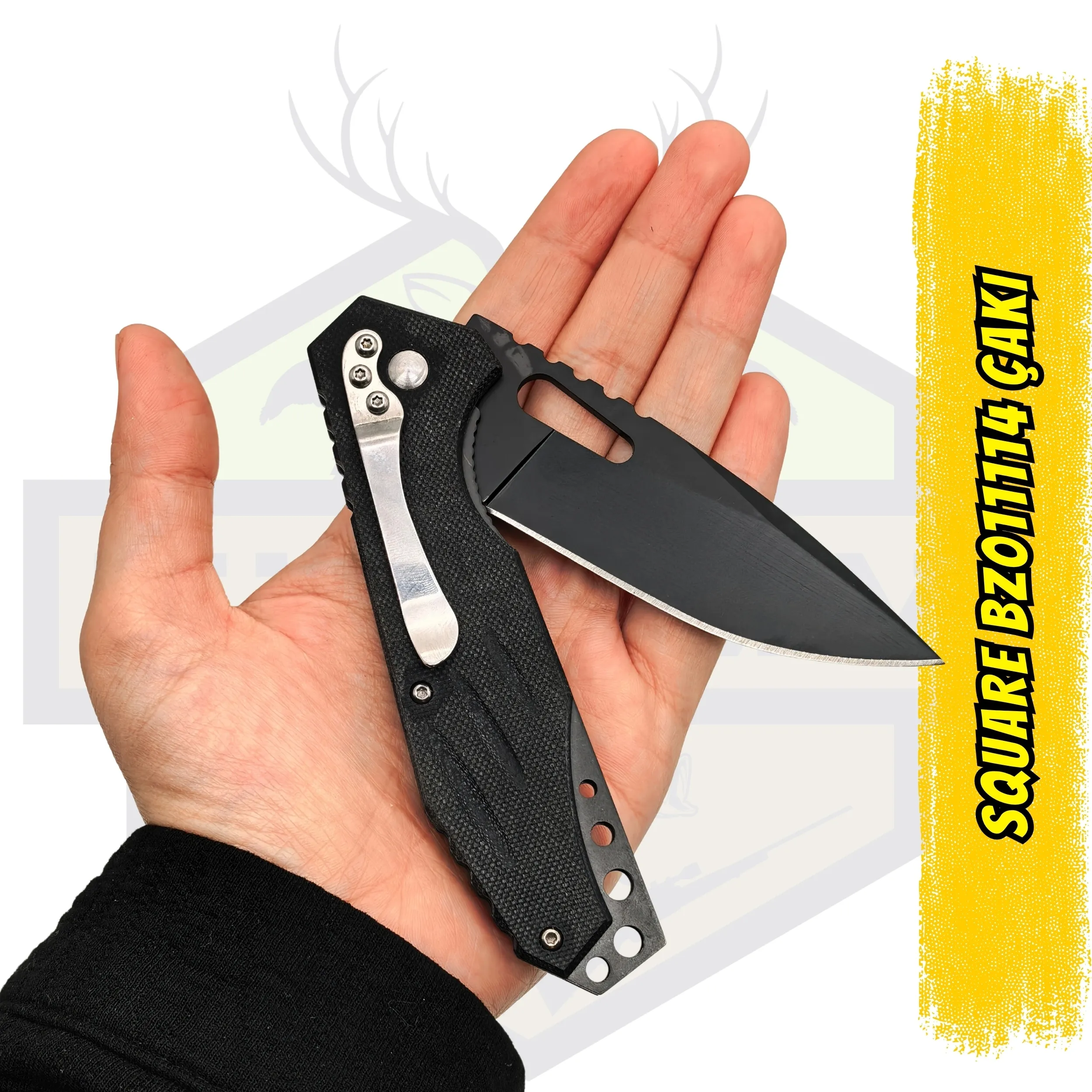 Square BZ011114 Klipsli Katlanır Çakı 21 cm