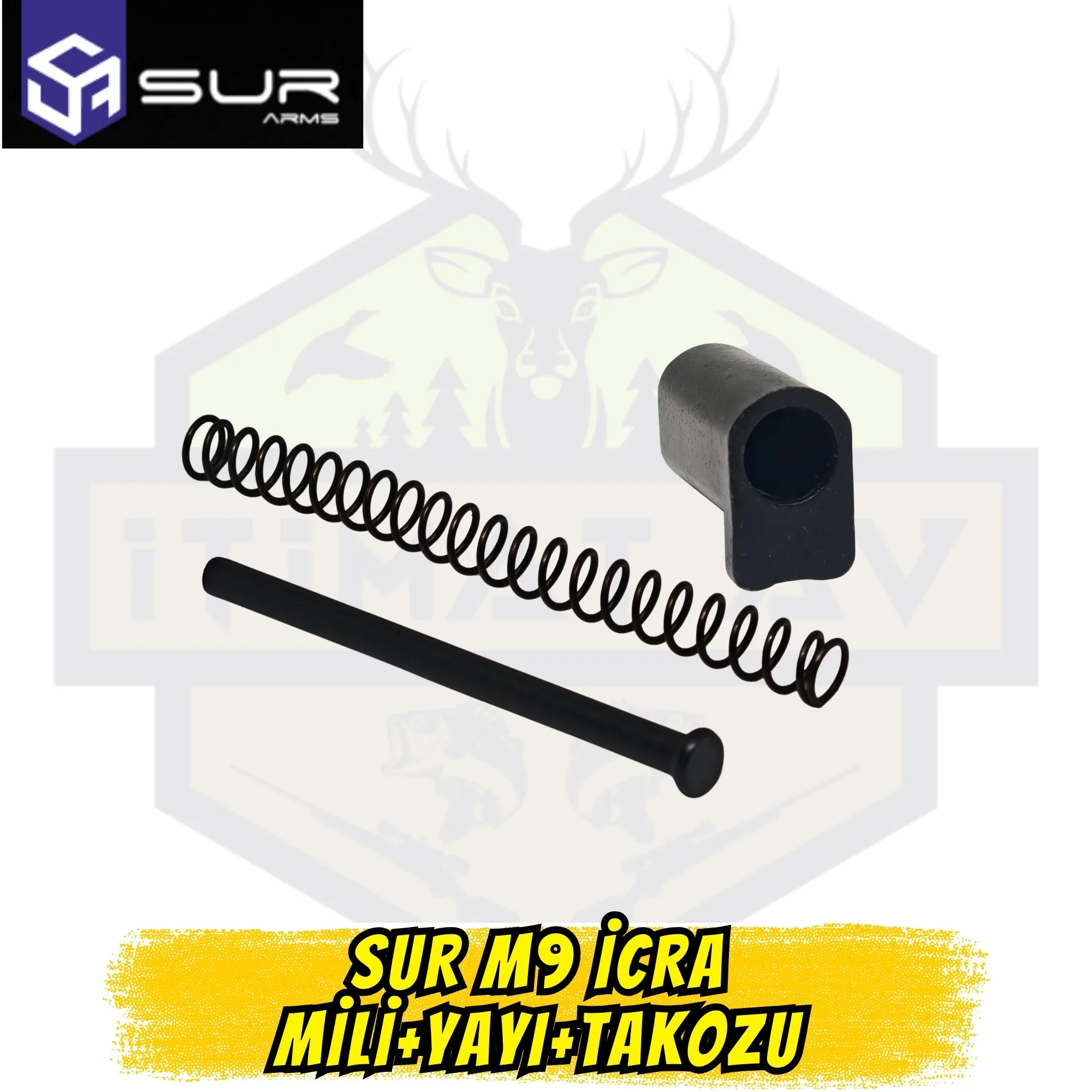 Sur M9 İcra Mili, Yayı ve Takozu Takımı