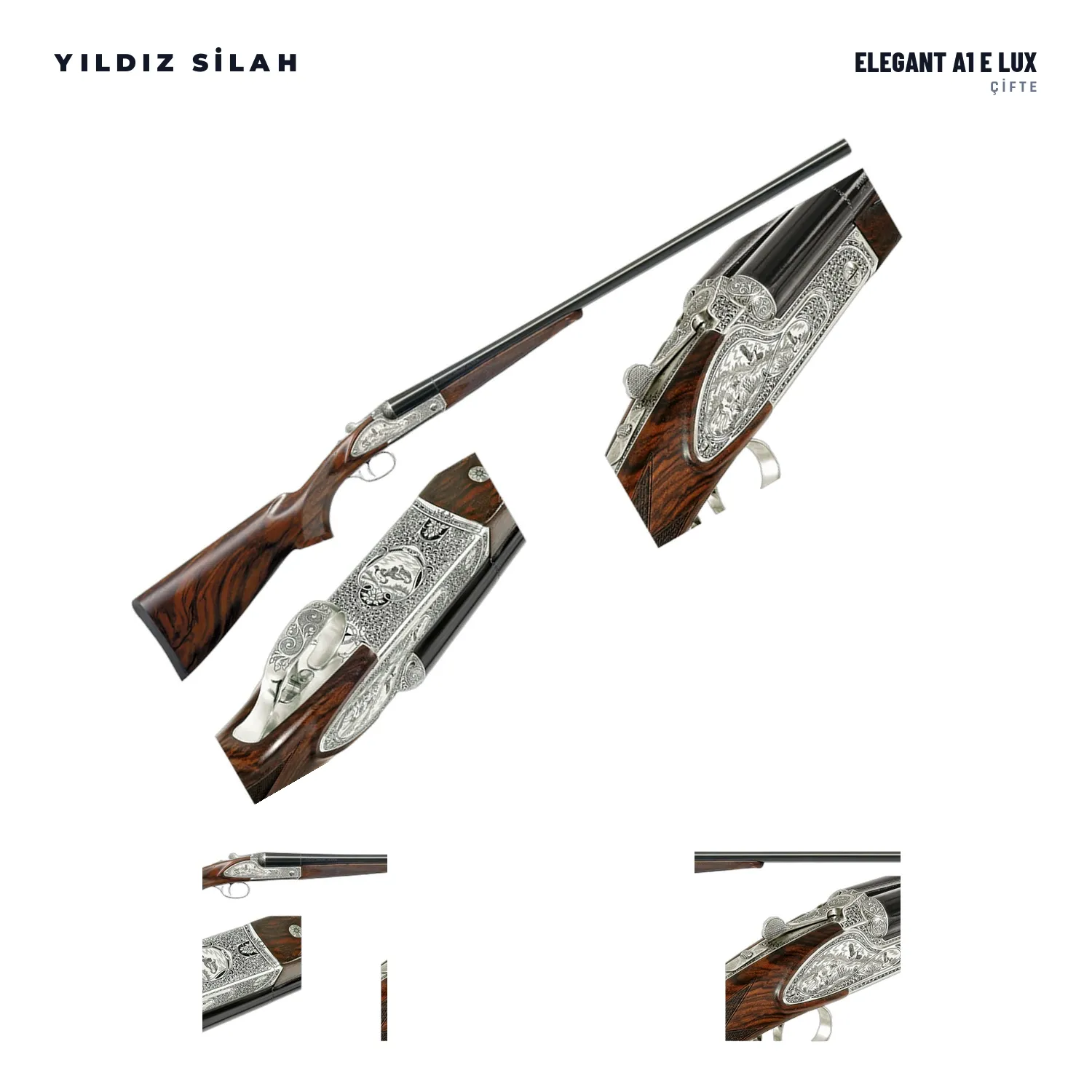 Yıldız ELEGANT A1 E LUX Çifte Av Tüfeği