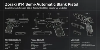 Zoraki Kurusıkı Rehberi 2026: Teknik Özellikler, Yasalar ve Modeller