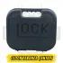 Glock Serisi Plastik Tabanca Taşıma Çantası - 22x26 cm Yumurta Süngerli
