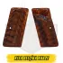 Kısa Belçika (Browning 1910/1922) Uyumlu Kahverengi Sedef Kabze - Premium Seri