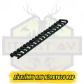 22 mm Picatinny Ray Koruyucu Pad - Esnek Kauçuk Kaplama (Tak-Çıkar)