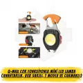 Nalbur ışıgı Çok Fonksiyonlu Mini LED Lamba (Anahtarlık, USB Şarjlı, 7 Modlu ve Çakmaklı)