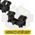 25 mm x 22 mm Sabit Dürbün Ayağı Seti (Pikatini Uyumlu)