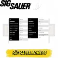 Sig Sauer Romeo5 1x20mm Taktikal Red-Dot (Orijinal - Ömür Boyu Garantili)