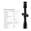 Swampdeer HD PRO 4-16x44 SF FFP Taktikal Tüfek Dürbünü (1500G Darbe Dayanımlı)