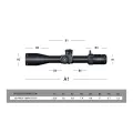 Swampdeer HD PRO 4-16x44 SF FFP Taktikal Tüfek Dürbünü (1500G Darbe Dayanımlı)