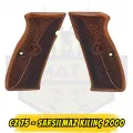 CZ 75 / Sarsılmaz Kılınç 2000 Uyumlu Hakiki Ceviz Ahşap Kabze - Klasik Baklava Dilim